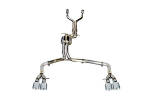 AWE Tuning Audi C7 / C7.5 S6 4.0T Track Edition Exhaust - Chrome Silver Tips