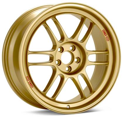 Enkei RPF1 17x9 5x100 45mm Offset Gold Wheel