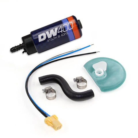 DeatschWerks 415LPH DW400 In-Tank Fuel Pump w/ 9-1044 Install Kit 85-97 Ford Mustang