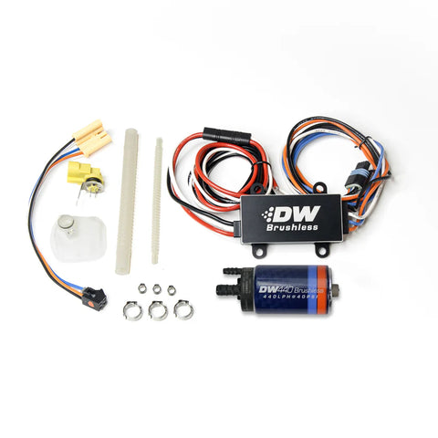 DeatschWerks DW440 440lph Brushless Fuel Pump Single/Dual Controller & Install 2011 - 2014 Ford Mustang GT