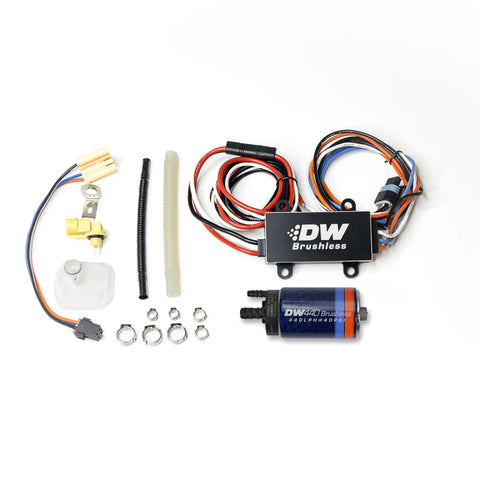 DeatschWerks DW440 440lph Brushless Fuel Pump Single/Dual Controller & Install 2015 + Ford Mustang GT ( S550 / S650 )