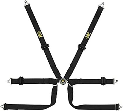 OMP Safety Harness Tecnica 2In Prot Black Pull Up - (Fia 8853-2016)