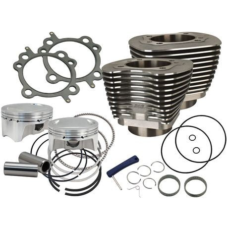S&S Cycle 100" Sidewinder Big Bore Kit for 1999-2006 Harley Davidson ® Big Twin Models - Wrinkle Black