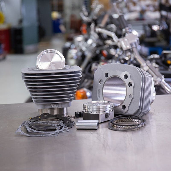 S&S Cycle 1986 - 2019 Harley Davidson Sportster Models 883 to 1200cc Conversion Kit - Silver