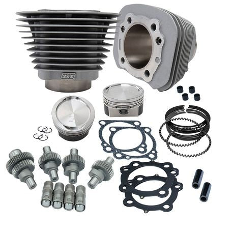 S&S Cycle Hooligan Kit - 883cc to 1200cc for 2000-2021 Harley Davidson® Sportster® Models - Silver