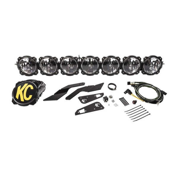 KC HiLiTES 2017 - 2023 Can-Am Maverick X3 45in. Pro6 Gravity LED 7-Light 140w Combo Beam Overhead Light Bar System