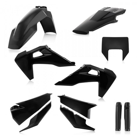 Acerbis 2020 - 2023 Husqvarna TE150i-300i/ FE350/s-501/s Full Plastic Kit - Black