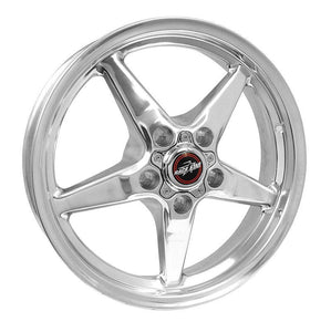 Race Star 92 Drag Star 17x4.50 5x5.00 bc 1.75bs Direct Drill Polished Wheel