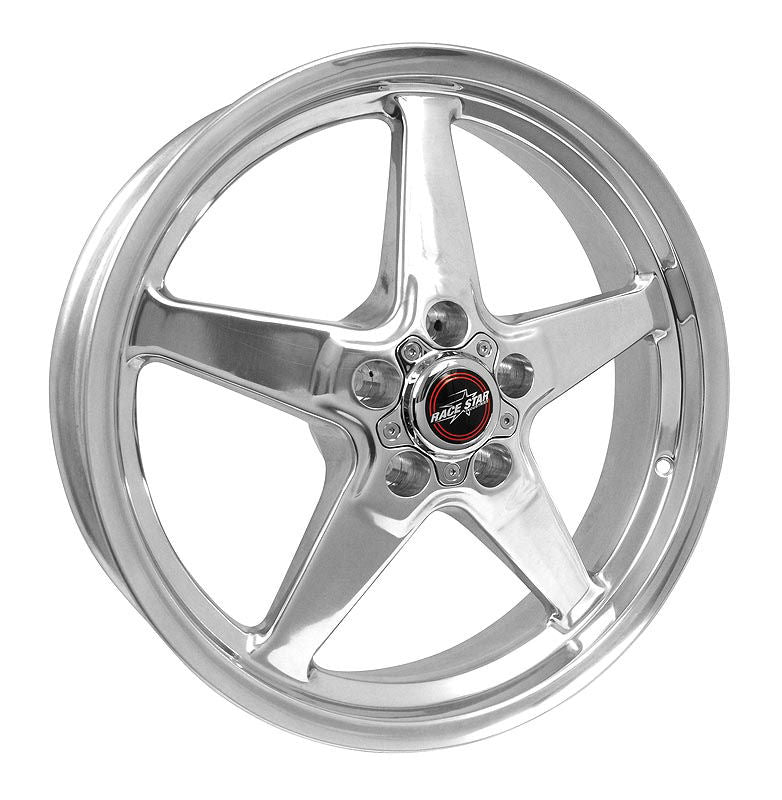 Race Star 92 Drag Star 18x5.00 5x4.75 bc 2.00bs Direct Drill Polished Wheel