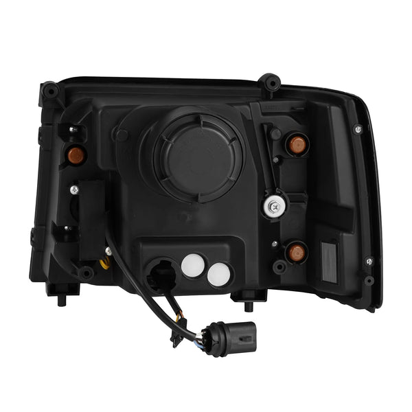 AlphaRex 1992 - 1996 Ford F-Series F150/F250/F350 / Bronco NOVA LED Proj Headlights Chrome w/ Activ. Light Seq. Signal and SB DRL