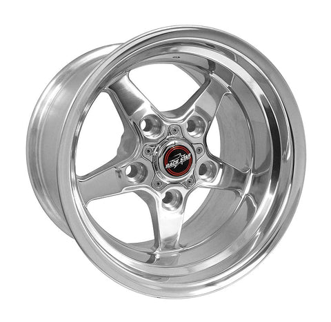 Race Star 92 Drag Star 15x10.00 5x135 bc 5.25bs Direct Drill Polished Wheel