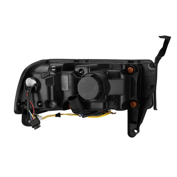 AlphaRex 1994 - 2001 RAM 1500 / 2500 / 3500 LUXX LED Projector Headlights Black w/Activ Light/Seq Signal/SB DRL