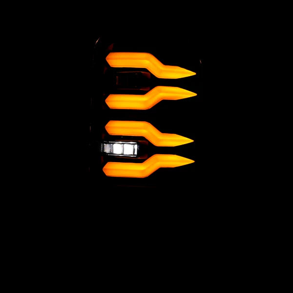 AlphaRex 1994 - 2001 Dodge Ram 1500/2500/3500 LUXX-Series LED Tail Lights - Alpha-Black