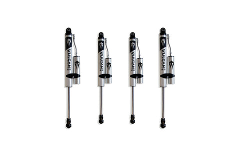 Maxtrac 2018 - 2024 Jeep JL Wrangler Front & Rear Vulcan Series Reservior Shocks 2.5in - 3in Lift
