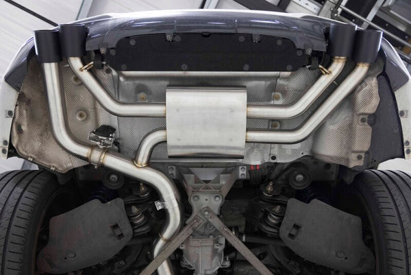 Dinan 2018 - 2025 BMW X3 M40i/X4 M40i (G01/G02) Valved Catback Exhaust System - Black Tips