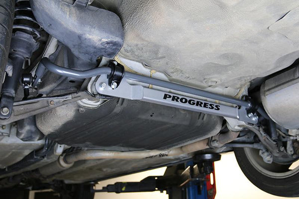 Progress Tech 92-95 Honda Civic / 93 - 97 Del Sol Rear Sway Bar (22mm - Adjustable) Incl Bar Brace and Adj End Links