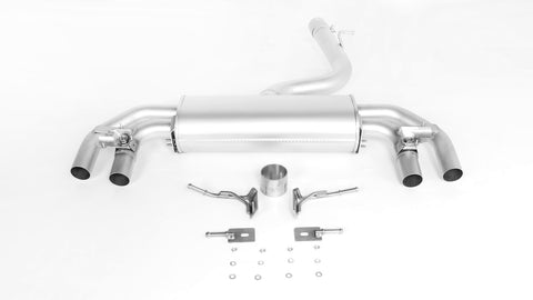 Remus 2017 + Volkswagen Golf VII R 4Motion (Facelift Model) Axle Back Exhaust w/Chrome Tail Pipe Set