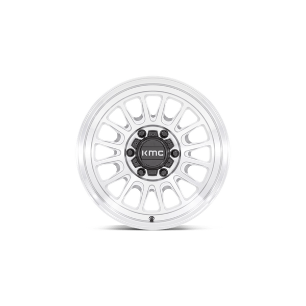KMC KM724 IMPACT OL Silver Machined 17x9 -12 5x127mm 71.5mm