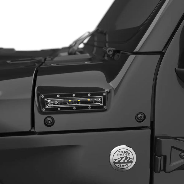 EGR 2018 + Jeep Wrangler VSL Side LED Light VSL JL/JT Black