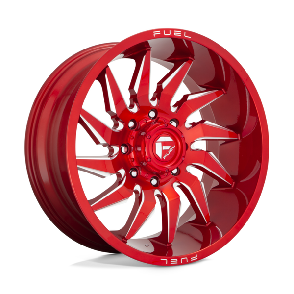 Fuel Offroad D745 SABER Candy Red Milled 22x10 -18 8x170mm 125.1mm