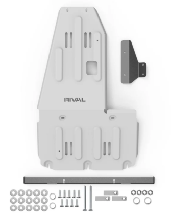 Rival Ineos Grenadier Aluminum Engine Transmission Catalytic Converter Skid Plate