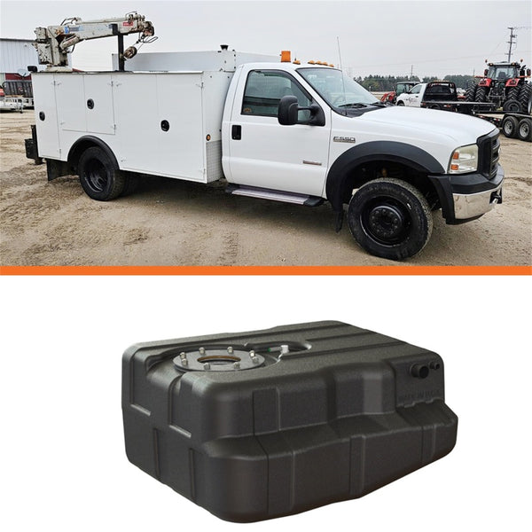 Titan Fuel Tanks 1999 - 2010 Ford F-350/F-450 Narrow Frame 40 Gallon After-Axle Utility Fuel Tank