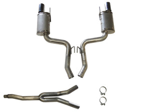 JBA 2015 - 2020 Ford Mustang EcoBoost 2.3L 304 Stainless Steel Cat-Back Exhaust