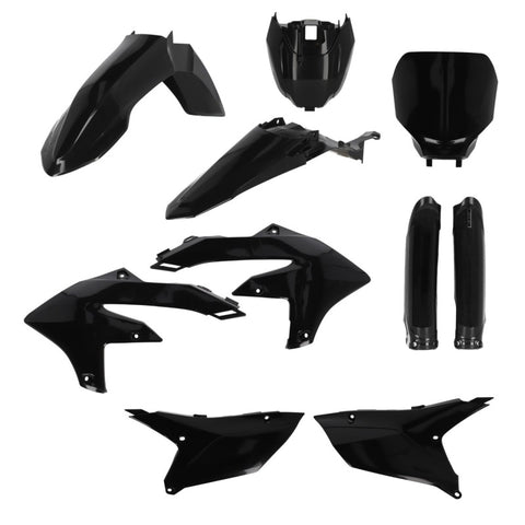 Acerbis 2024 Yamaha YZ250F/ 2023 - 2024 YZ450F/ YZ450FX (w/Tank Cover) Full Plastic Kit - Black