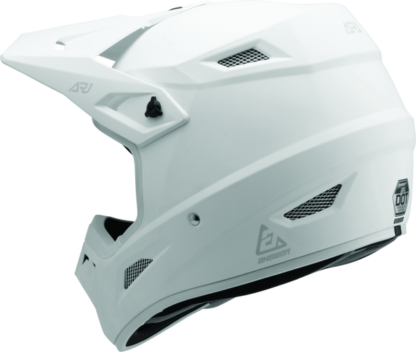 Answer AR1 Solid Helmet Matte White