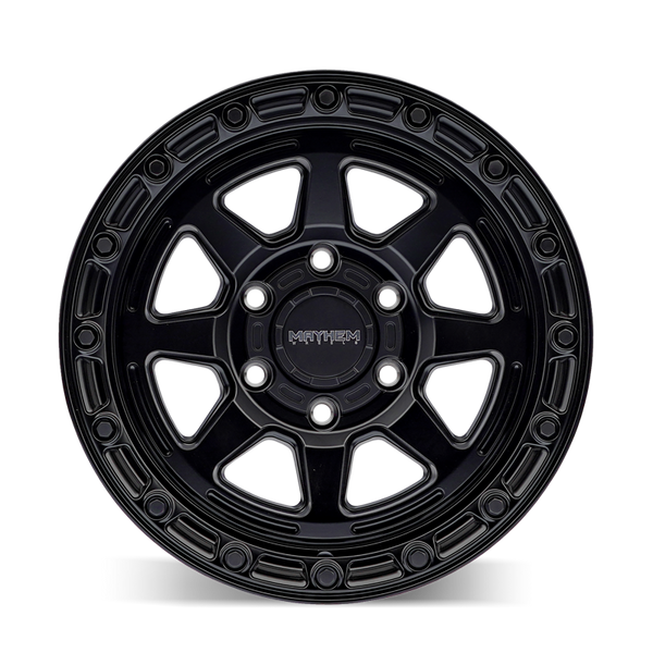 Mayhem 8306 Ridgeline 17x8.5 / 6x139.7 BP / -6mm Offset / 106.1mm Hub Satin Black Wheel