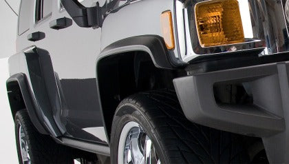 Husky Liners 2006 - 2010 Hummer H3 OE Style Black Fender Flares - 4pc