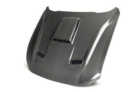 Anderson Composites 2021 - 2023 Ford Mustang Mach 1 Type-SK Double-Sided Carbon Fiber Hood