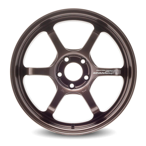Advan R6 18x9.5 +45 5x120 Racing Copper Bronze Wheel