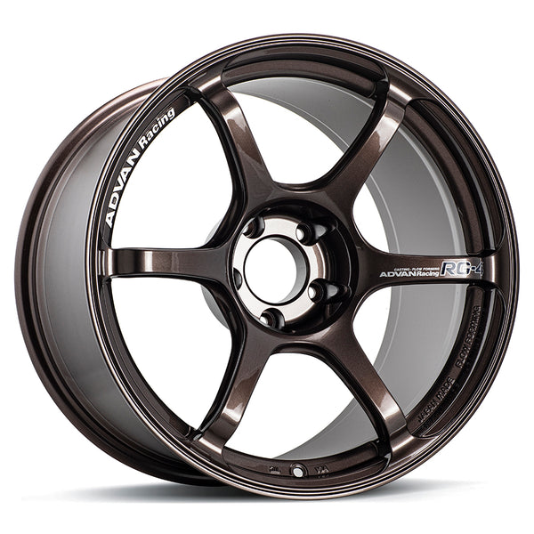 Advan RG-4 18x11.0 / +15 Offset / 5x114.3 / 73mm Bore / Racing Copper Bronze
