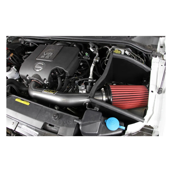 AEM 2004 - 2014 Nissan Armada 2004 - 2015 Titan 5.6L V8 Silver Brute Force Air Intake