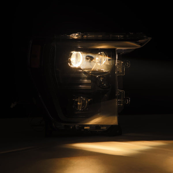 AlphaRex 2021 - 2023 Ford F150 PRO-Series Halogen Projector Headlights Alpha-Black
