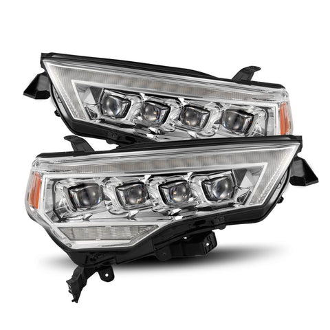 AlphaRex 2014 - 2022 Toyota 4Runner NOVA LED Projector Headlights Chrome w/ Activ Light/Seq Signal/DRL