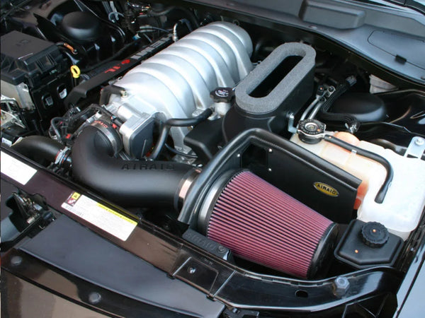 Airaid 2006 - 2010 Dodge Charger / 2008 Magnum SRT8 6.1L Hemi CAD Intake System w/ Tube (Dry / Red Media)