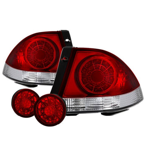 Spyder 2001 - 2003 Lexus IS300 LED Tail Lights - Red Clear ALT-YD-LIS300-LED-SET-RC