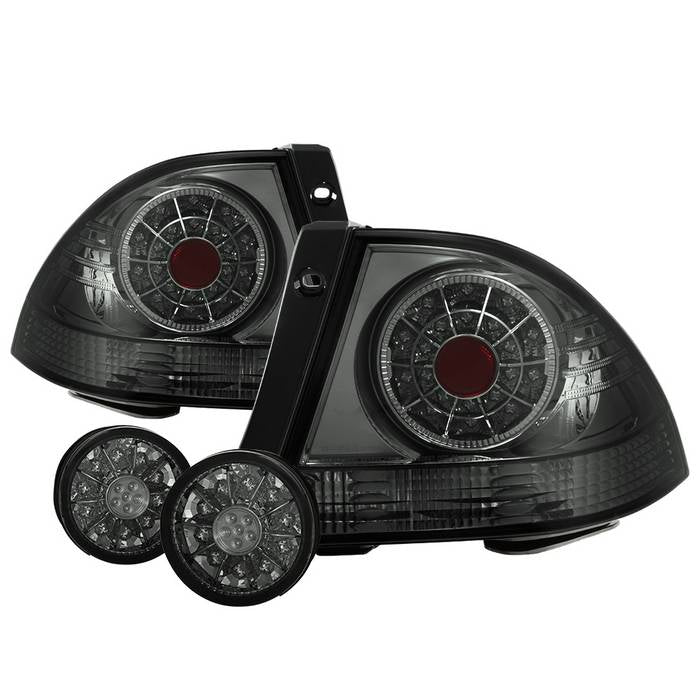 Spyder 2001 - 2003 Lexus IS300 LED Tail Lights w/Inner Trunk Lights - Smoke (ALT-YD-LIS300-LED-SET-SM)