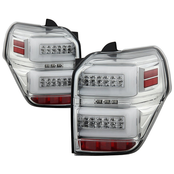 Spyder Toyota 4Runner 2010 - 2023 LED Tail Lights - Sequential Turn Signal - Chrome ALT-YD-T4R10-SEQ-C