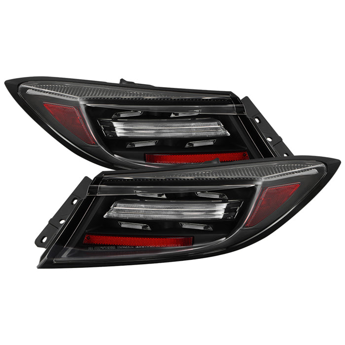 Spyder Apex 2022 + Toyota GR86/BRZ Full LED Tail Lights - Black (ALT-YD-TGR8622-SEQGR-BK)