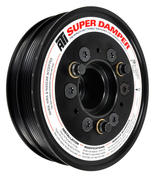 ATI Damper - 8.074in - Alum - 10 & 6 Grv - Ford Coyote 5.0 - 20 Per OD - w/A/C Pulley