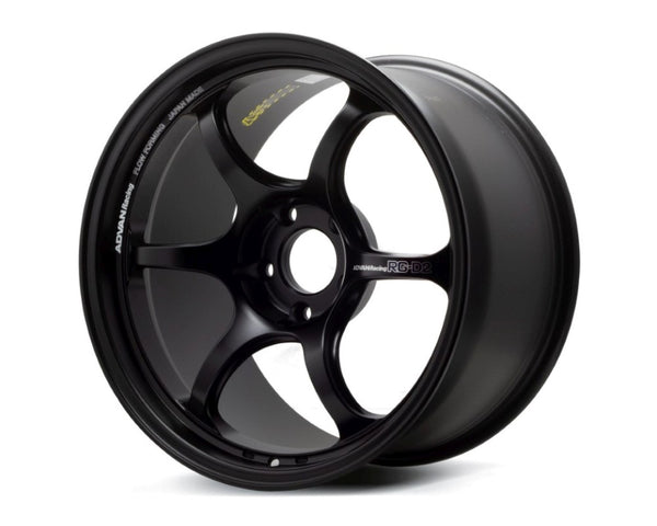 Advan RG-D2 15x7.0 +42 4x100 Semi Gloss Black Wheel