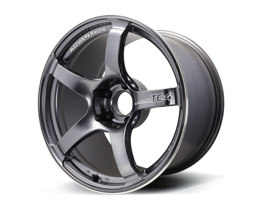 Advan TC4 18x9.5 +35 5x114.3 Racing Gunmetallic and Ring Wheel