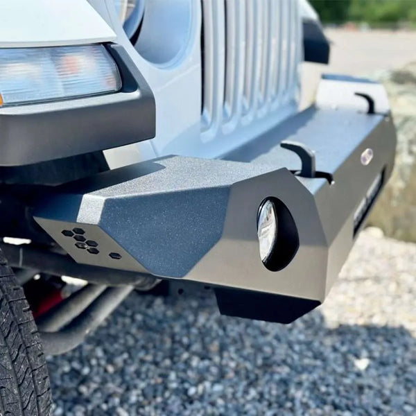 Rock Slide 2018 - 2025 Jeep Wrangler JL / 2020 + Gladiator JT Appalachian Steel Full Front Bumper
