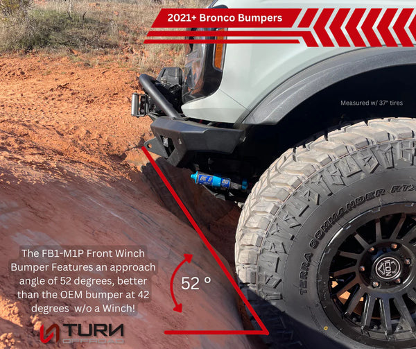 Turn Offroad 2021+ Ford Bronco Front Bumper Package