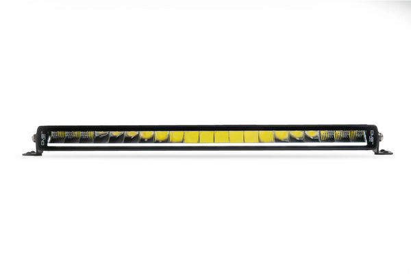 DV8 Offroad 20in Halo Elite Single Row Light Bar with Accent Light - White/Amber