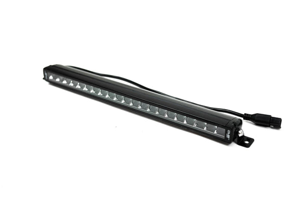 DV8 Offroad 20in Halo Elite Single Row Light Bar with Accent Light - White/Amber