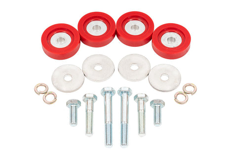 BMR 2015 - 2023  S550 Mustang Differential Lockout Bushing Kit (Polyurethane) - Red